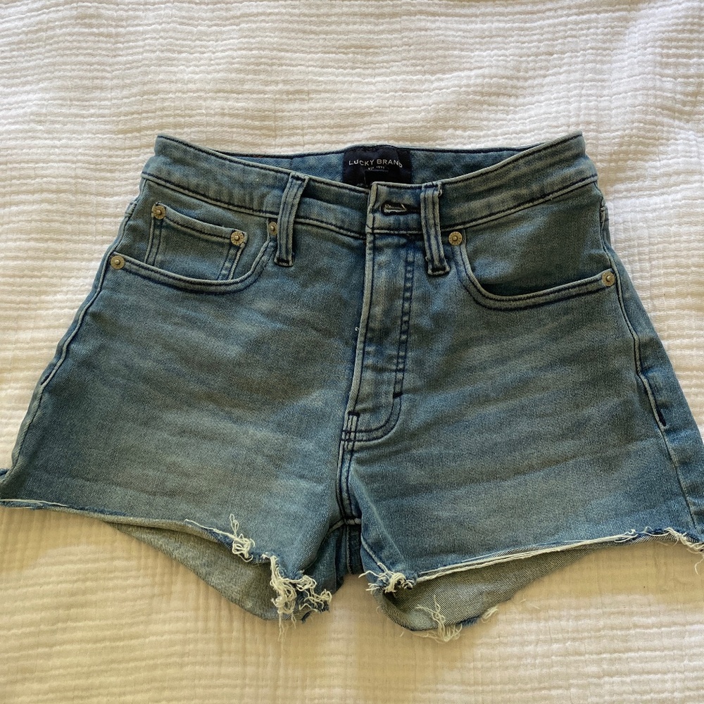 Lucky brand curvy high rise shorts
